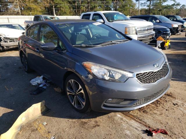 KIA FORTE EX 2014 with VIN KNAFX4A88E5106785 - Photo from auction