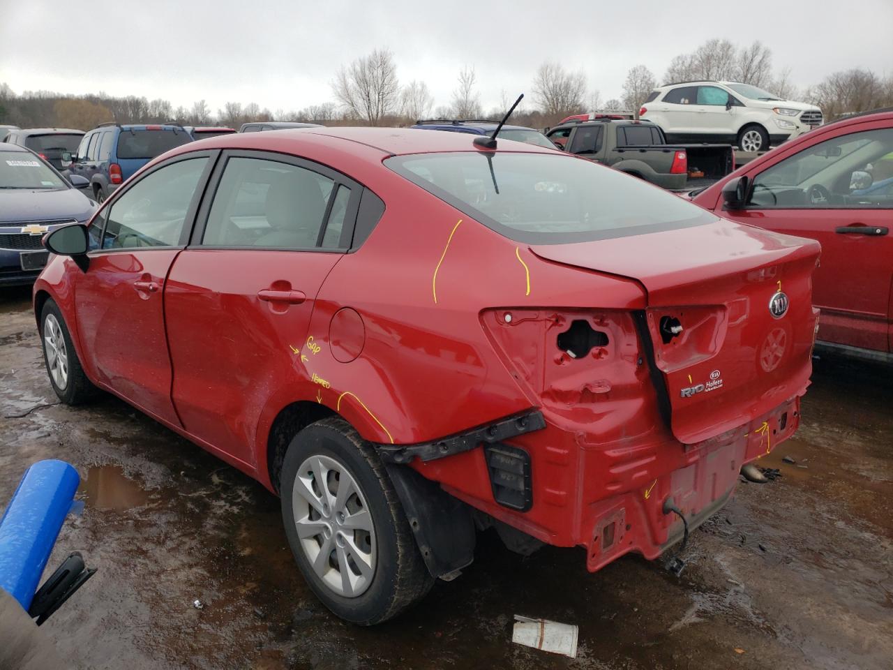 Photo 3 from auction – 2015 KIA RIO LX with VIN KNADM4A34F6438917