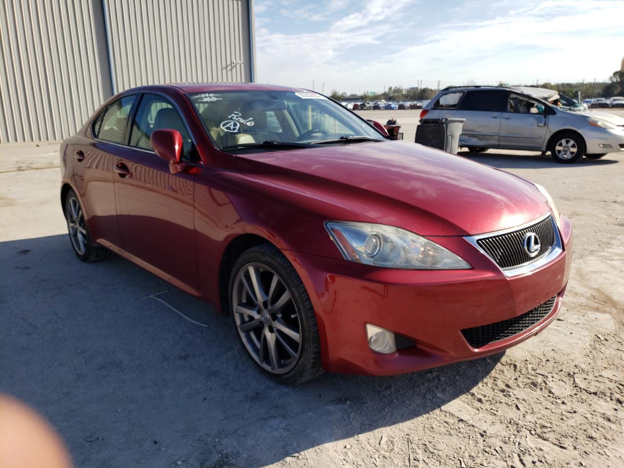 LEXUS IS 250 2008 with VIN JTHBK262385069124 - Photo from auction