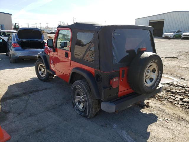 Photo 3 from auction – 2003 JEEP WRANGLER C with VIN 1J4FA39S23P363614