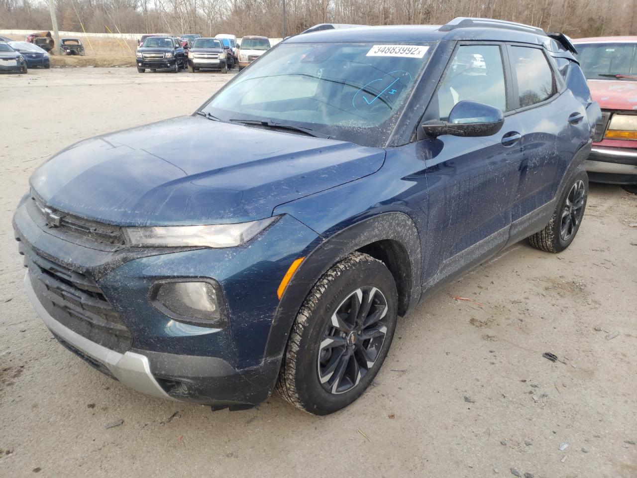 Photo 2 from auction – 2021 CHEVROLET TRAILBLAZE with VIN KL79MPS24MB094426