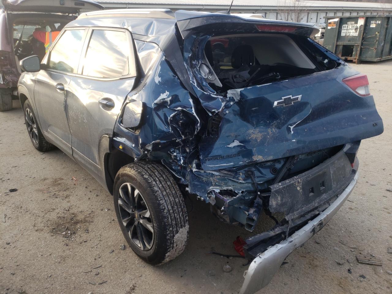 Photo 9 from auction – 2021 CHEVROLET TRAILBLAZE with VIN KL79MPS24MB094426