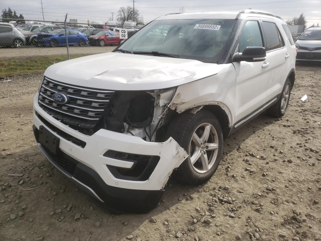 Photo 9 from auction – 2017 FORD EXPLORER X with VIN 1FM5K8D85HGA47392