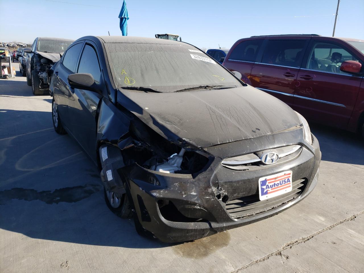 HYUNDAI ACCENT SE 2016 with VIN KMHCT4AE8GU115837 - Photo from auction