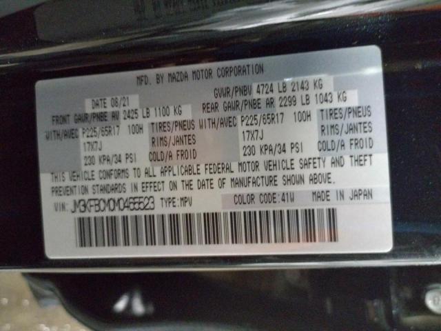 Photo 10 from auction – 2021 MAZDA CX-5 TOURI with VIN JM3KFBCM0M0465523