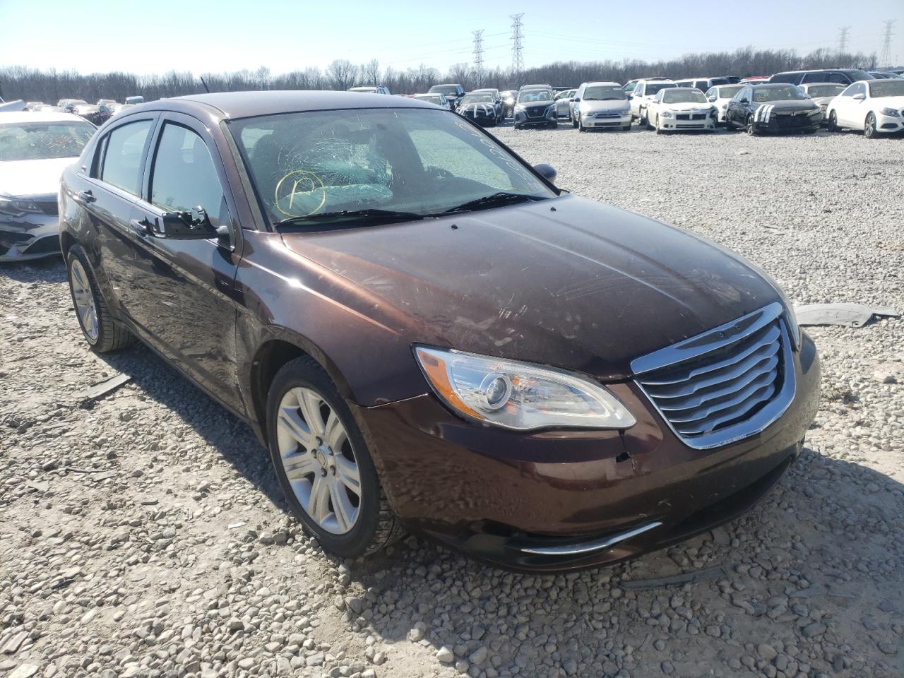 CHRYSLER 200 LX 2013 with VIN 1C3CCBAB0DN671763 - Photo from auction