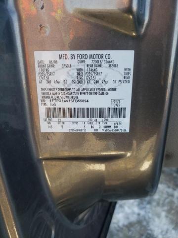Photo 10 from auction – 2006 FORD F150 with VIN 1FTPX14V16FB55894