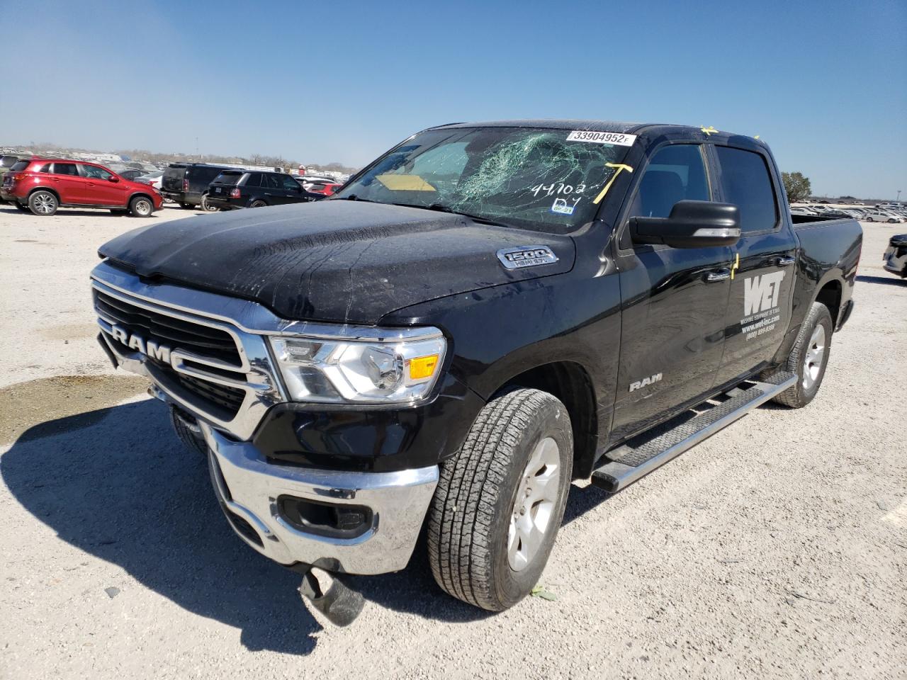 Photo 2 from auction – 2019 RAM 1500 BIG H with VIN 1C6RREFT7KN828815