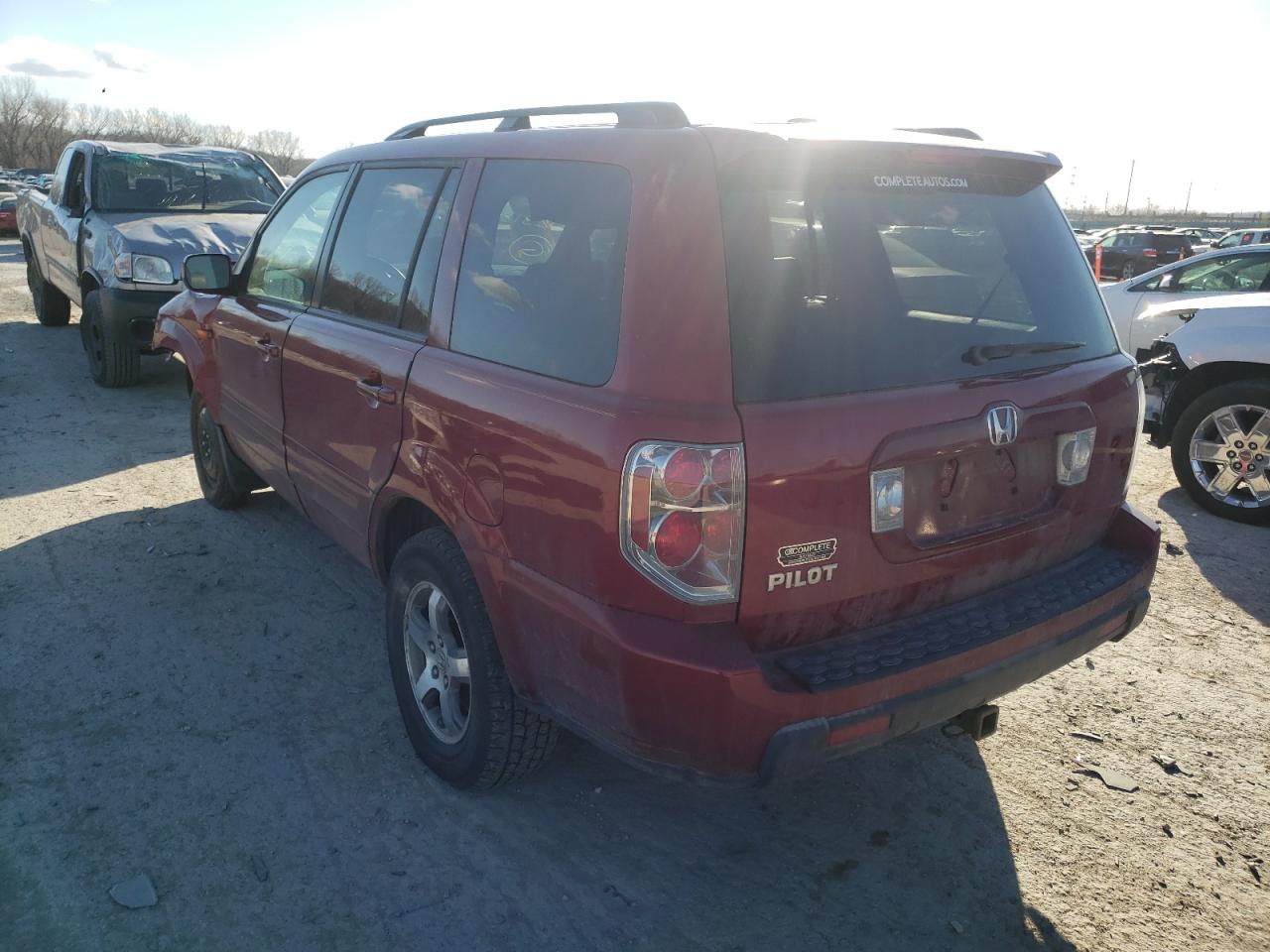 Photo 3 from auction – 2006 HONDA PILOT EX with VIN 5FNYF28596B023185