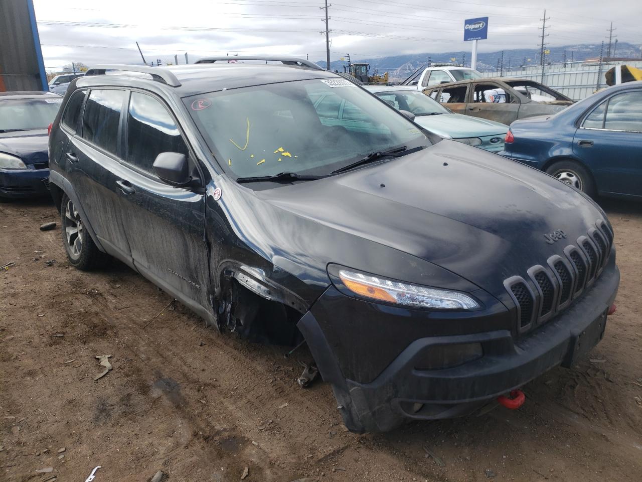 JEEP CHEROKEE T 2015 with VIN 1C4PJMBS8FW593937 - Photo from auction