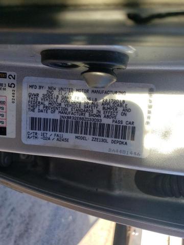 Photo 10 from auction – 2008 TOYOTA COROLLA CE with VIN 1NXBR32E88Z033093