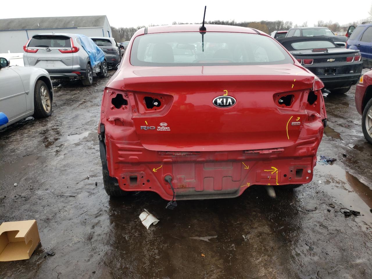 Photo 9 from auction – 2015 KIA RIO LX with VIN KNADM4A34F6438917
