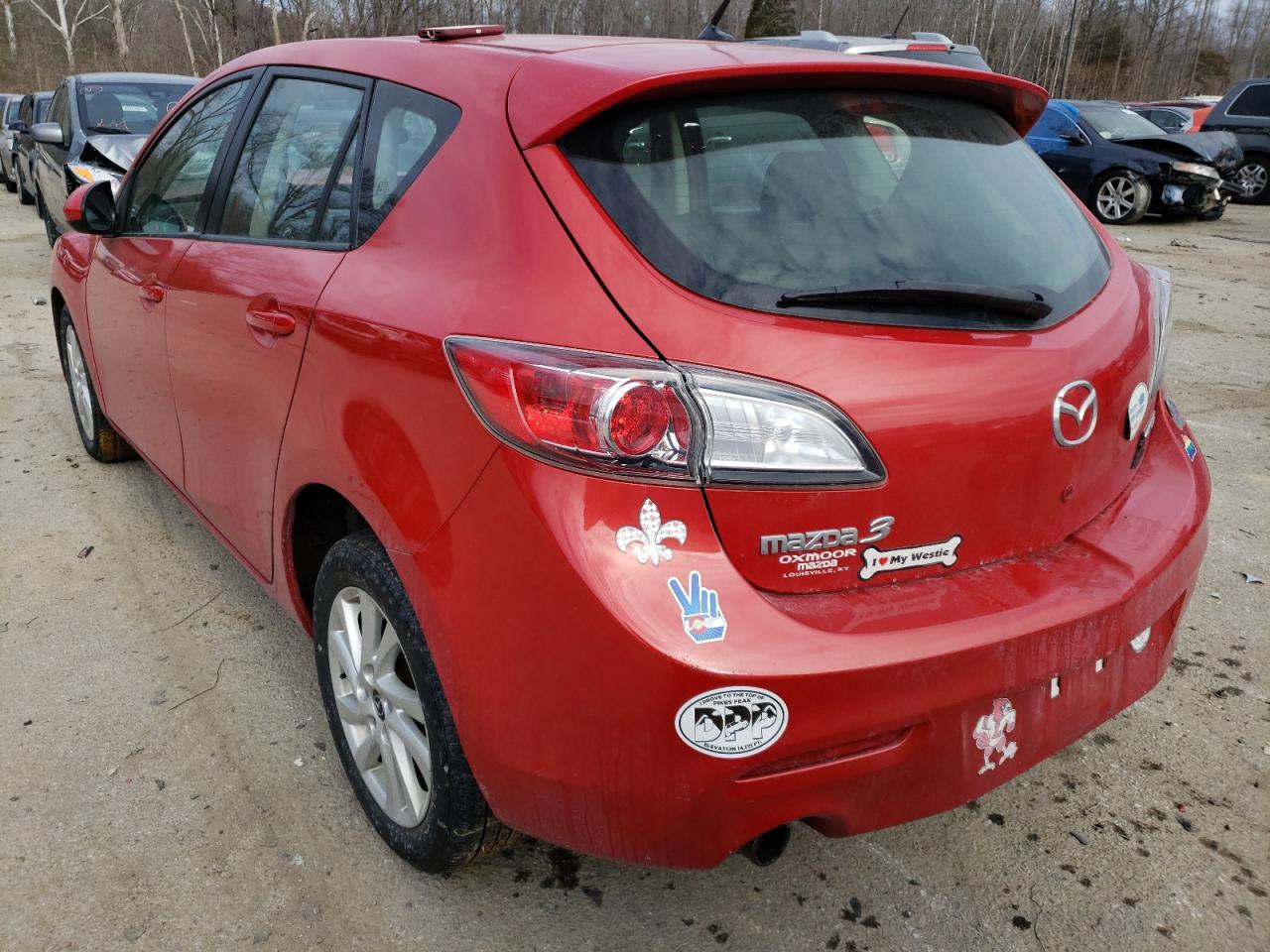 Photo 3 from auction – 2013 MAZDA 3 I with VIN JM1BL1L70D1752232