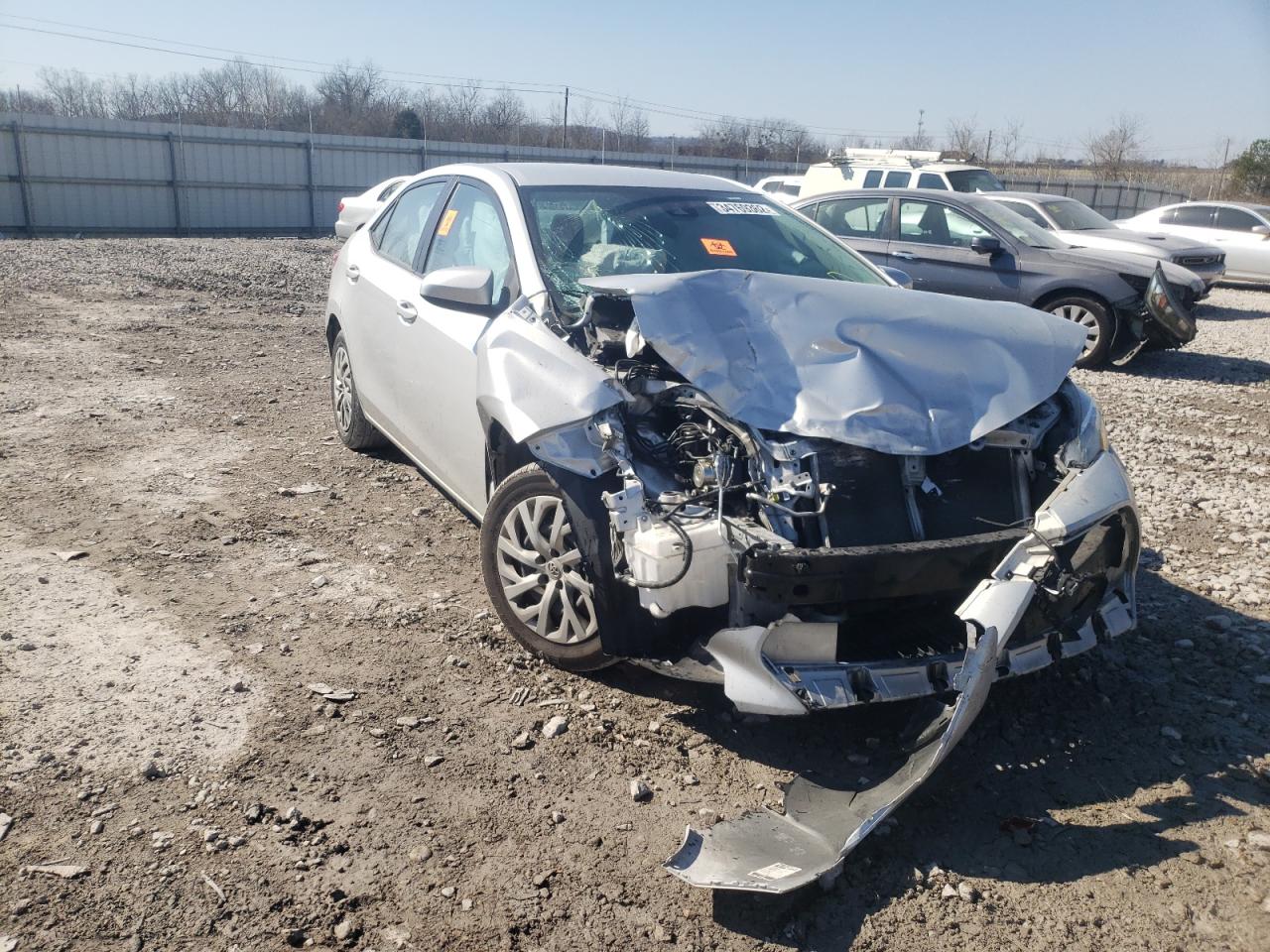 TOYOTA COROLLA L 2018 with VIN 2T1BURHE1JC120544 - Photo from auction