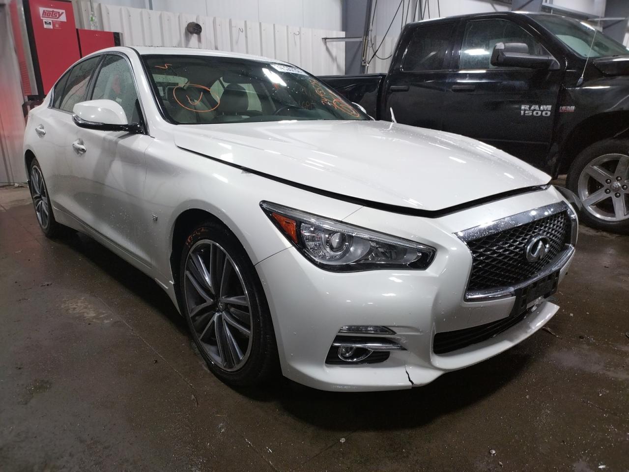 INFINITI Q50 BASE 2015 with VIN JN1BV7AR1FM410620 - Photo from auction