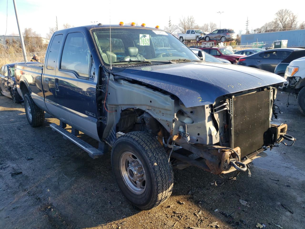 FORD F250 SUPER 2004 with VIN 1FTNX21P14EB62270 - Photo from auction