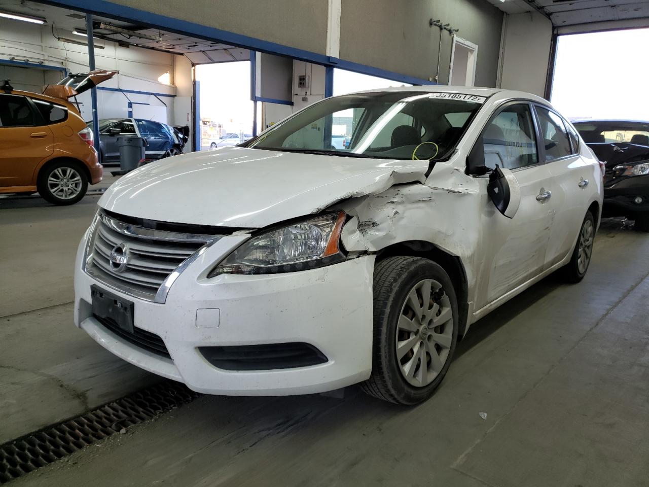 Photo 2 from auction – 2014 NISSAN SENTRA S with VIN 3N1AB7AP1EY258479