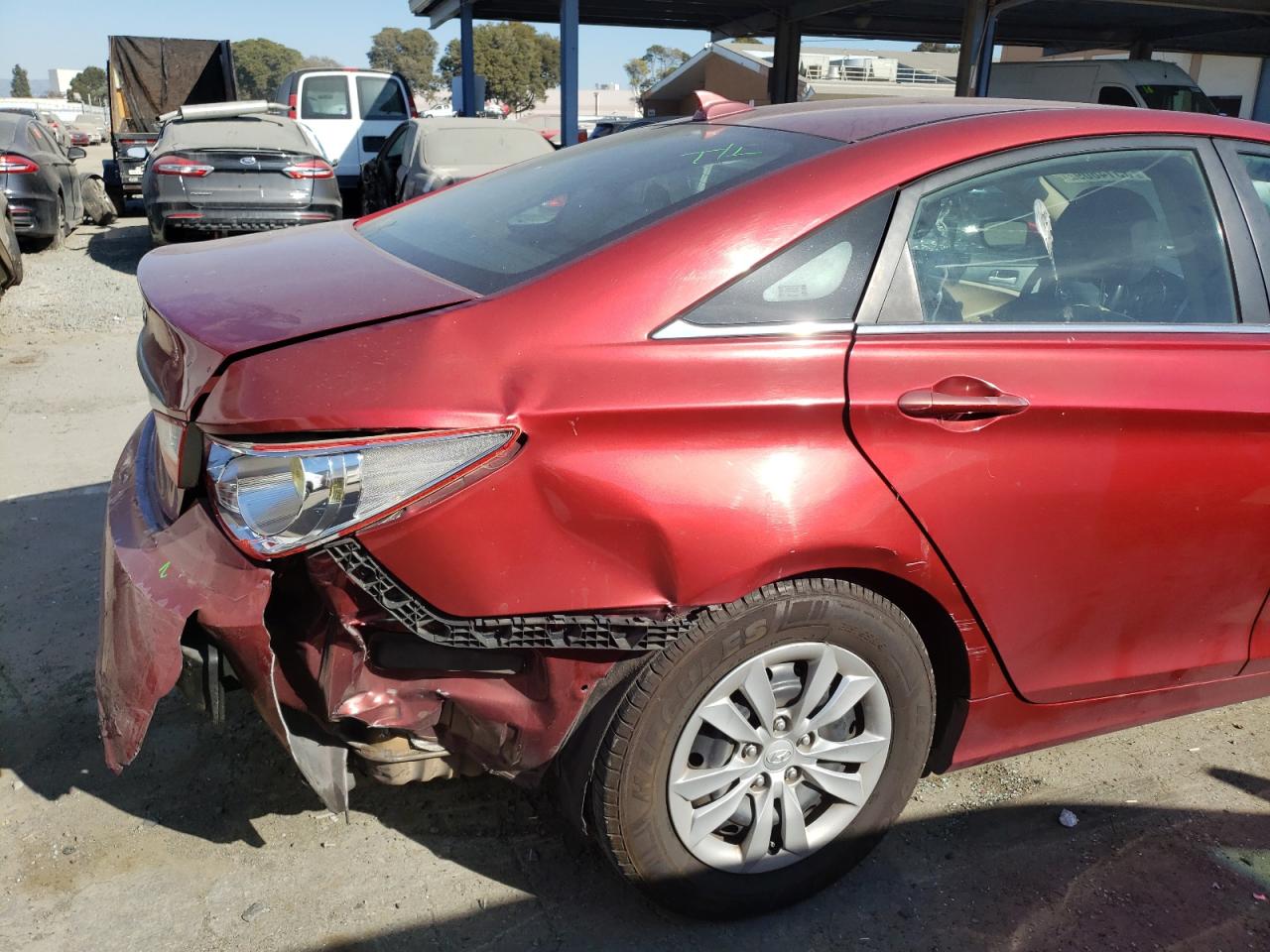 Photo 9 from auction – 2012 HYUNDAI SONATA GLS with VIN 5NPEB4AC6CH378413