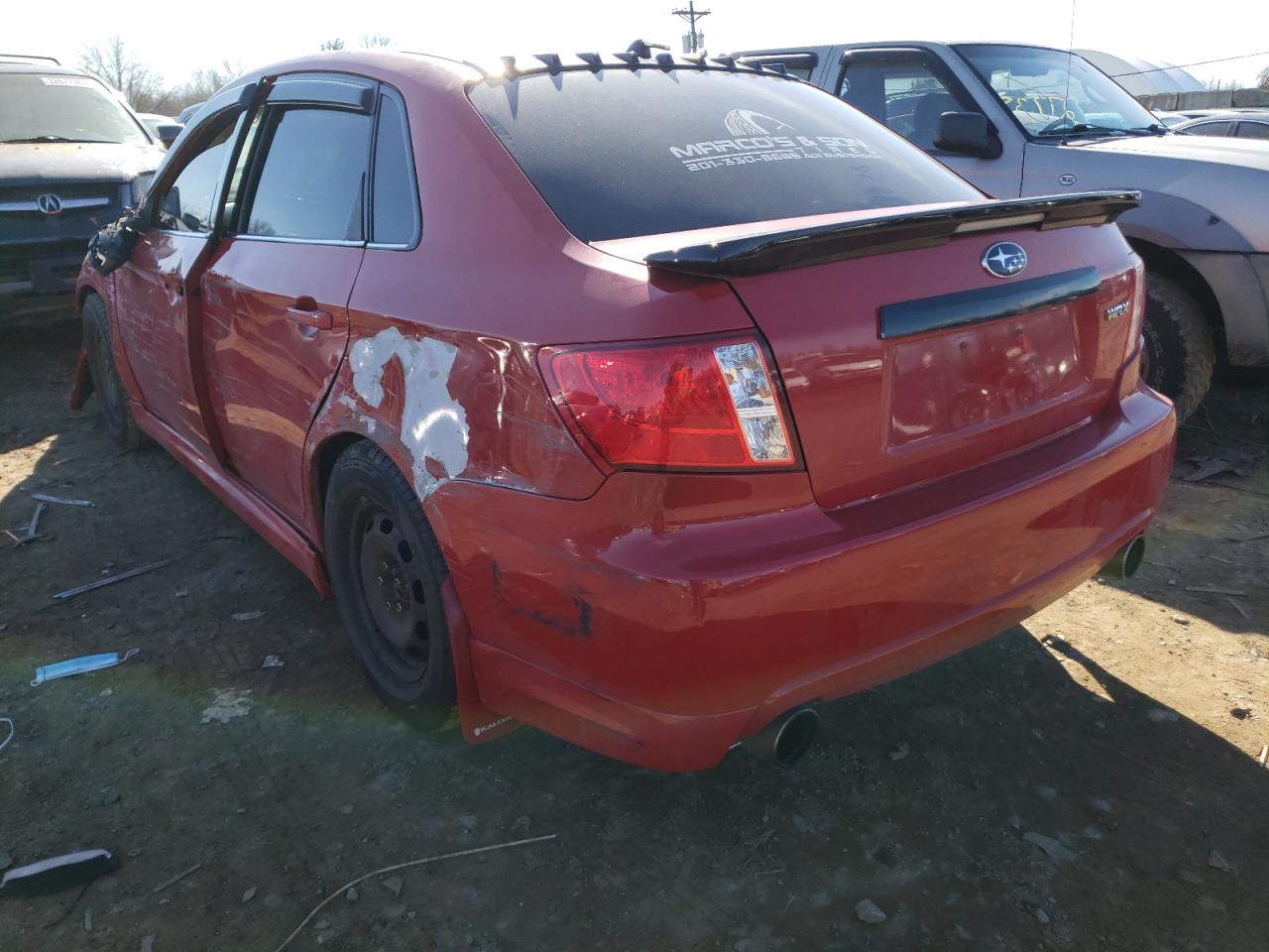 Photo 3 from auction – 2008 SUBARU IMPREZA WR with VIN JF1GE756X8G511357