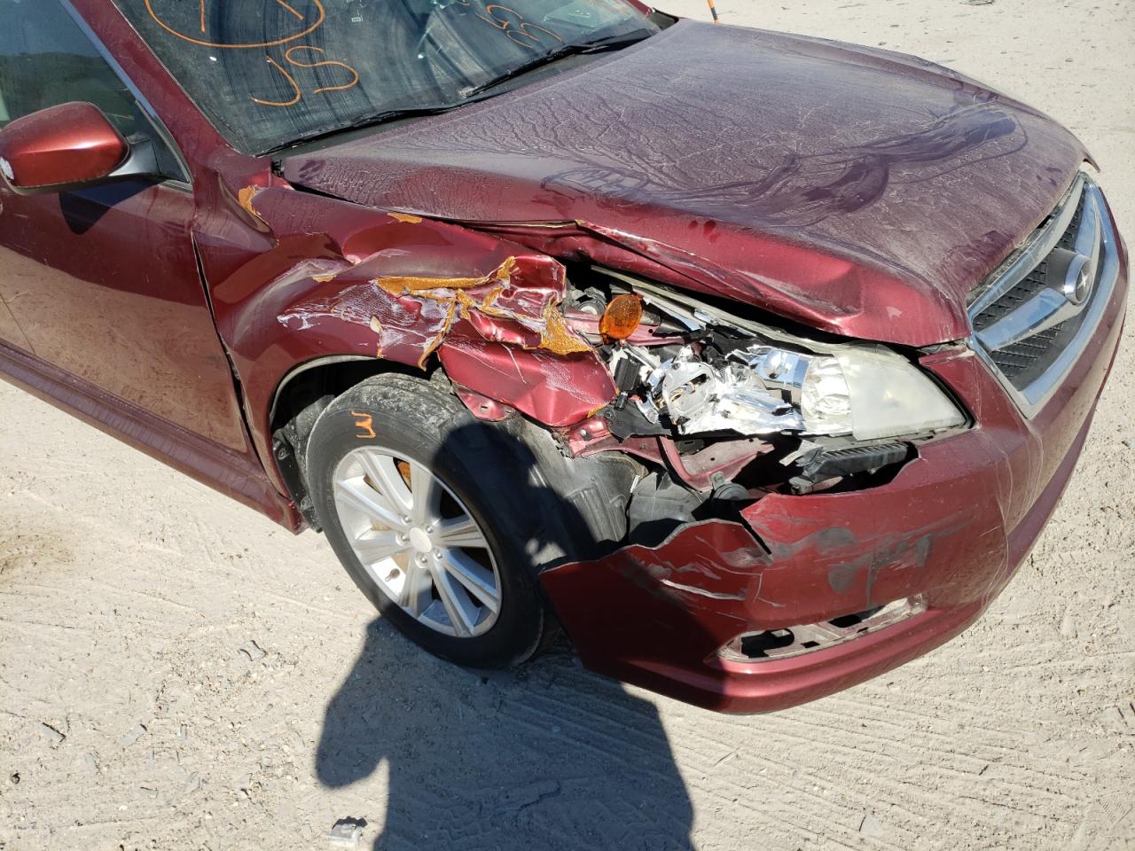 Photo 9 from auction – 2010 SUBARU LEGACY with VIN 4S3BMCC64A3237802
