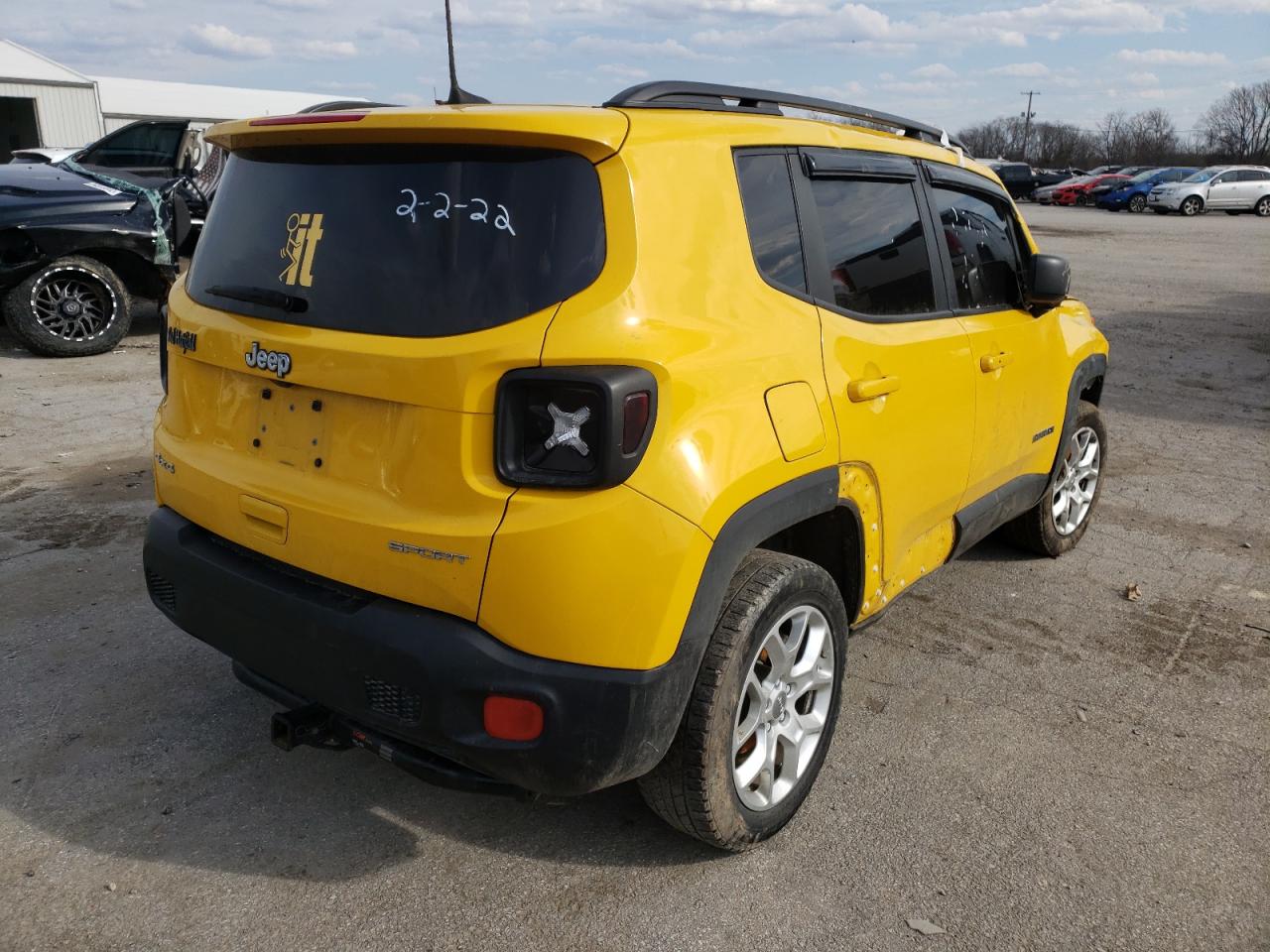 Photo 4 from auction – 2018 JEEP RENEGADE S with VIN ZACCJBAB4JPJ47209