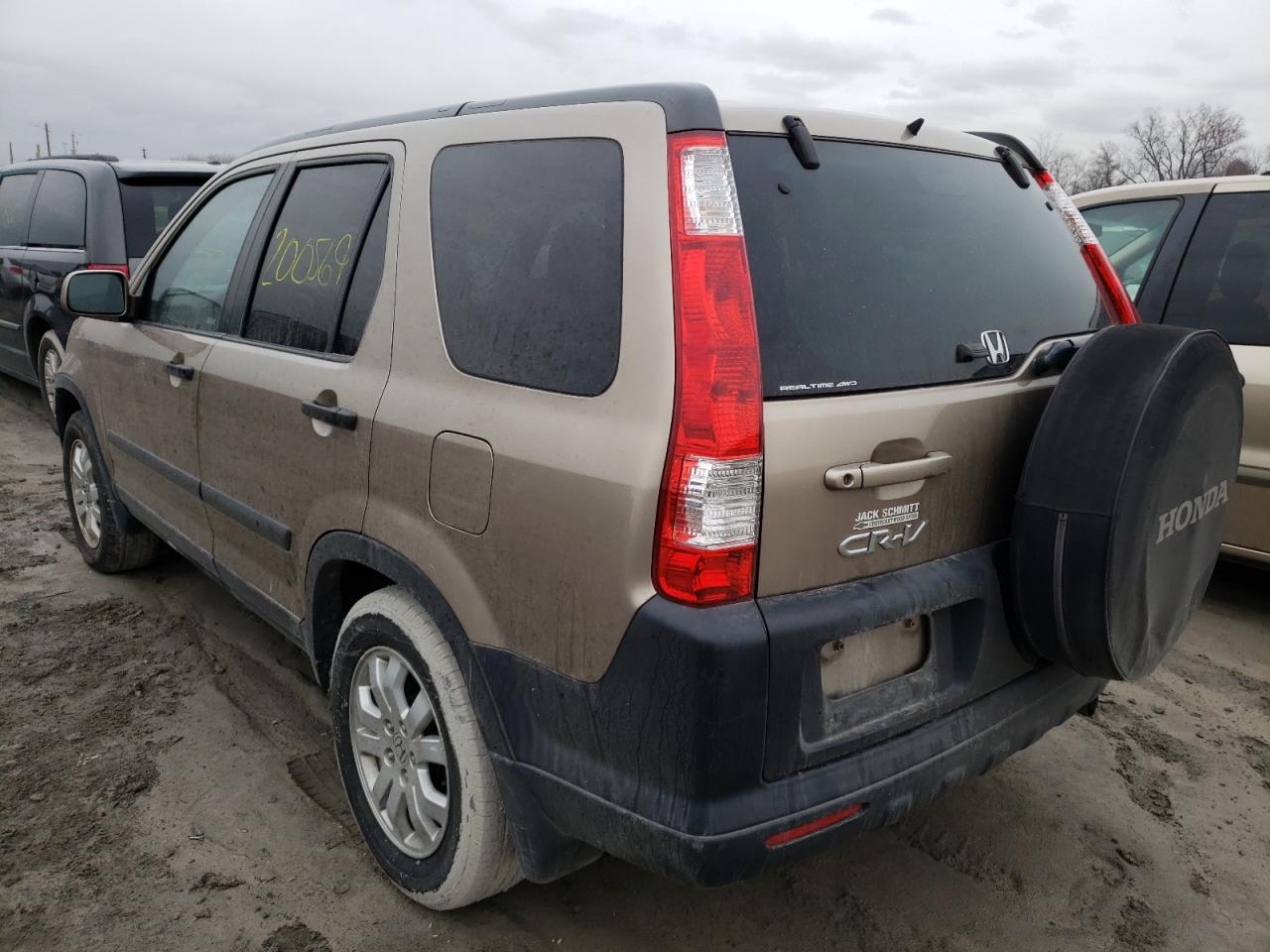 Photo 3 from auction – 2005 HONDA CR-V EX with VIN SHSRD78885U315399