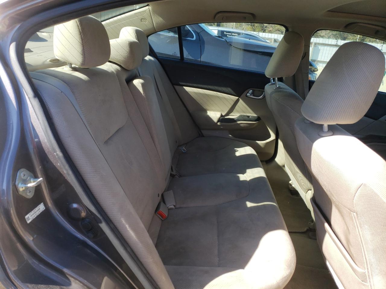 Photo 6 from auction – 2012 HONDA CIVIC EX with VIN 19XFB2F85CE383698