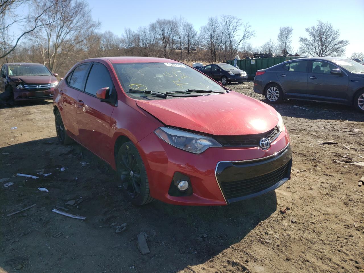 TOYOTA COROLLA L 2015 with VIN 2T1BURHE3FC426443 - Photo from auction
