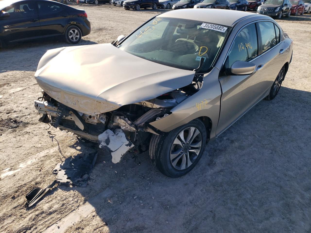 Photo 2 from auction – 2014 HONDA ACCORD LX with VIN 1HGCR2F31EA307308