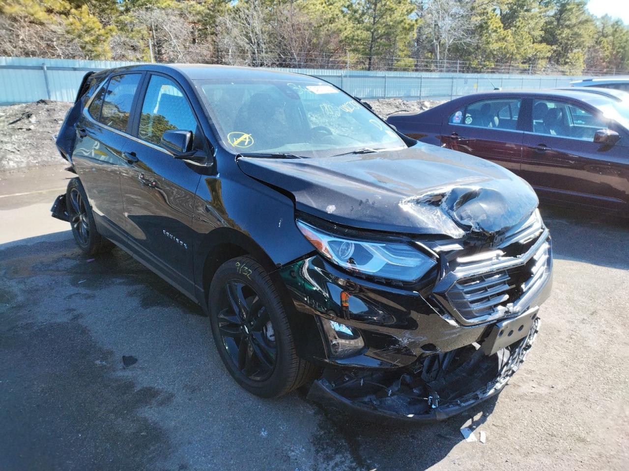 CHEVROLET EQUINOX LT 2021 with VIN 3GNAXUEV5ML402737 - Photo from auction
