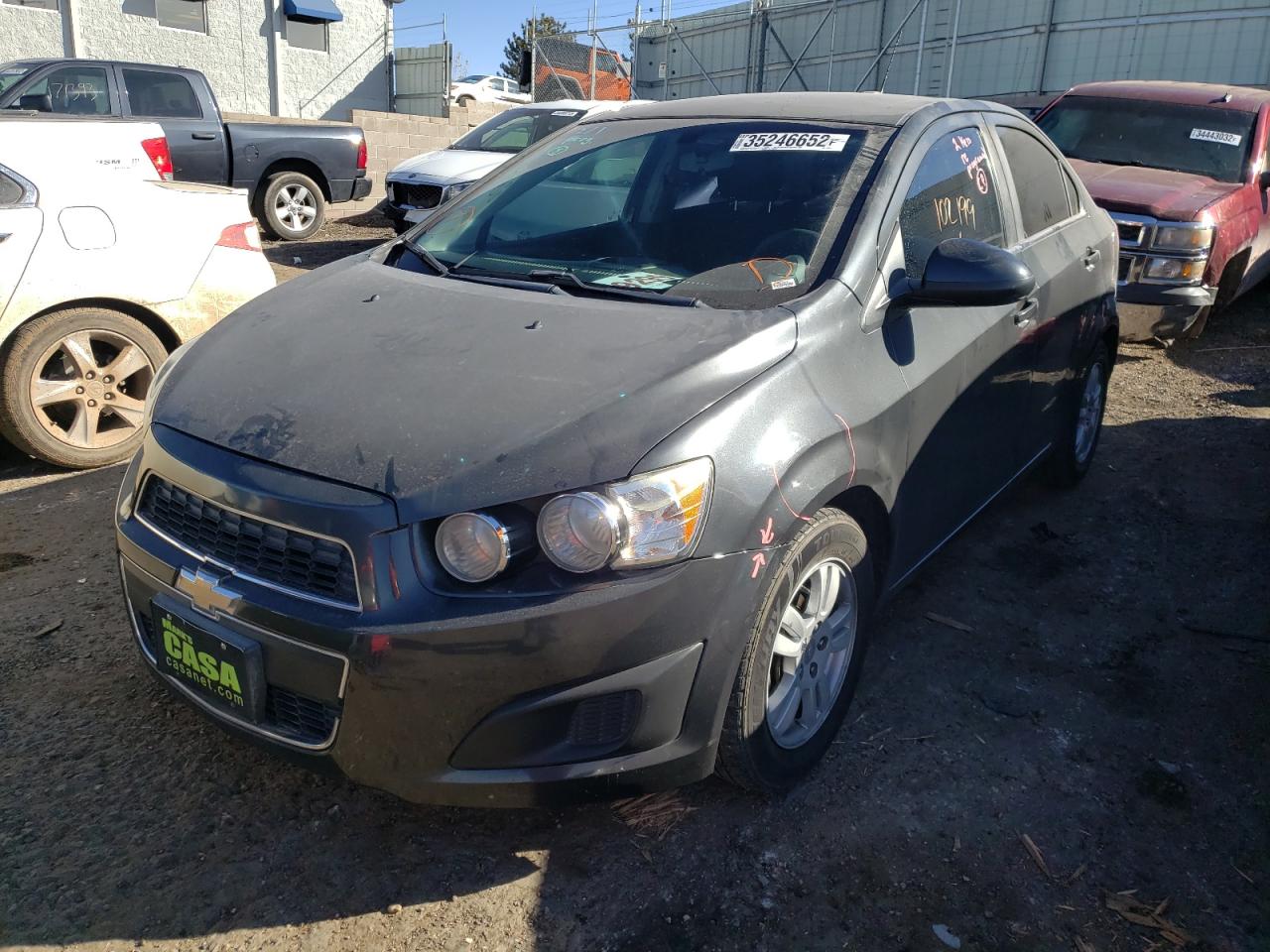 Photo 2 from auction – 2015 CHEVROLET SONIC LT with VIN 1G1JC5SH9F4150274