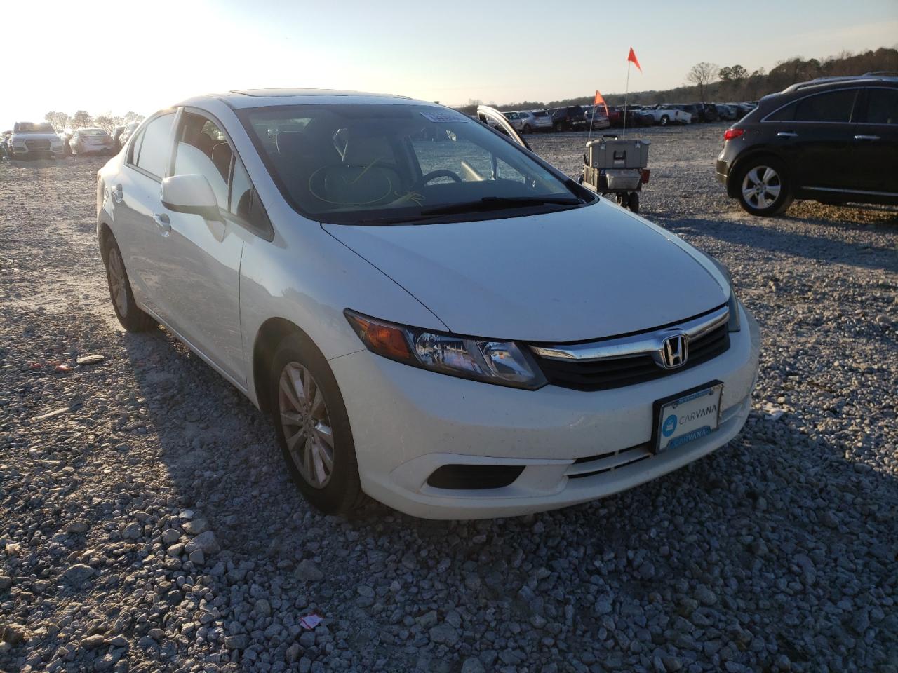 HONDA CIVIC EX 2012 with VIN 19XFB2F84CE376774 - Photo from auction