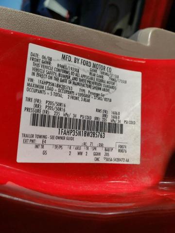 Photo 10 from auction – 2008 FORD FOCUS SE with VIN 1FAHP35N18W285763