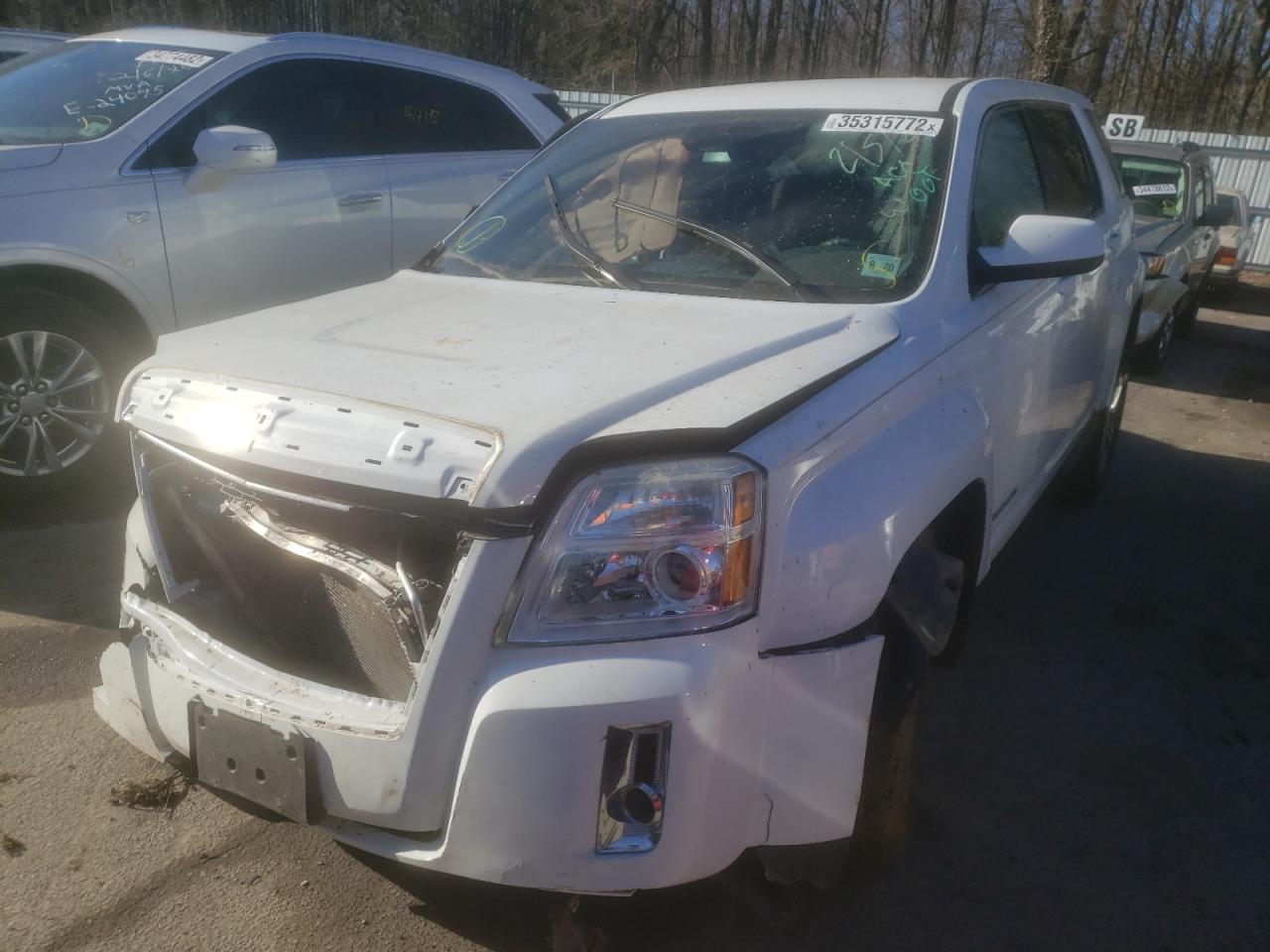 Photo 2 from auction – 2015 GMC TERRAIN SL with VIN 2GKALMEK4F6375696