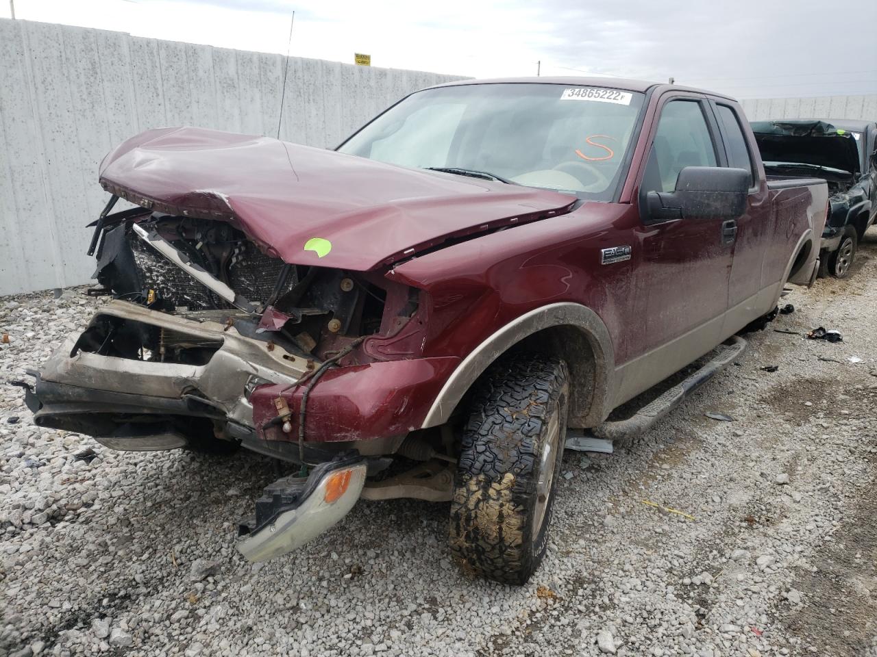 Photo 2 from auction – 2005 FORD F150 with VIN 1FTPX14565NA43421