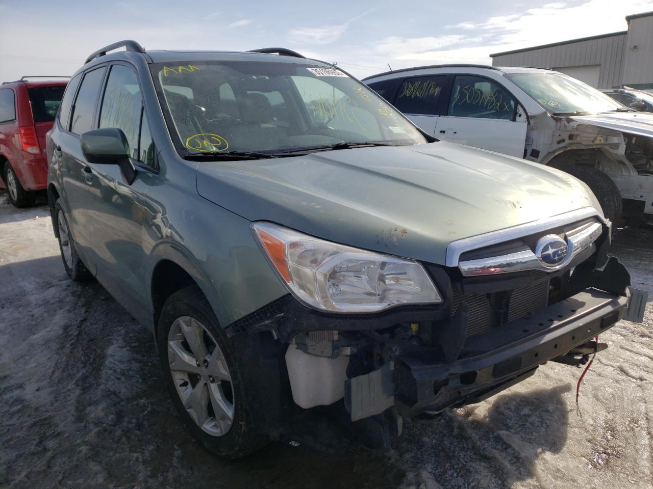SUBARU FORESTER 2 2015 with VIN JF2SJADC5FH455969 - Photo from auction