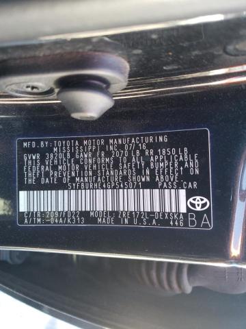 Photo 10 from auction – 2016 TOYOTA COROLLA L with VIN 5YFBURHE4GP545071