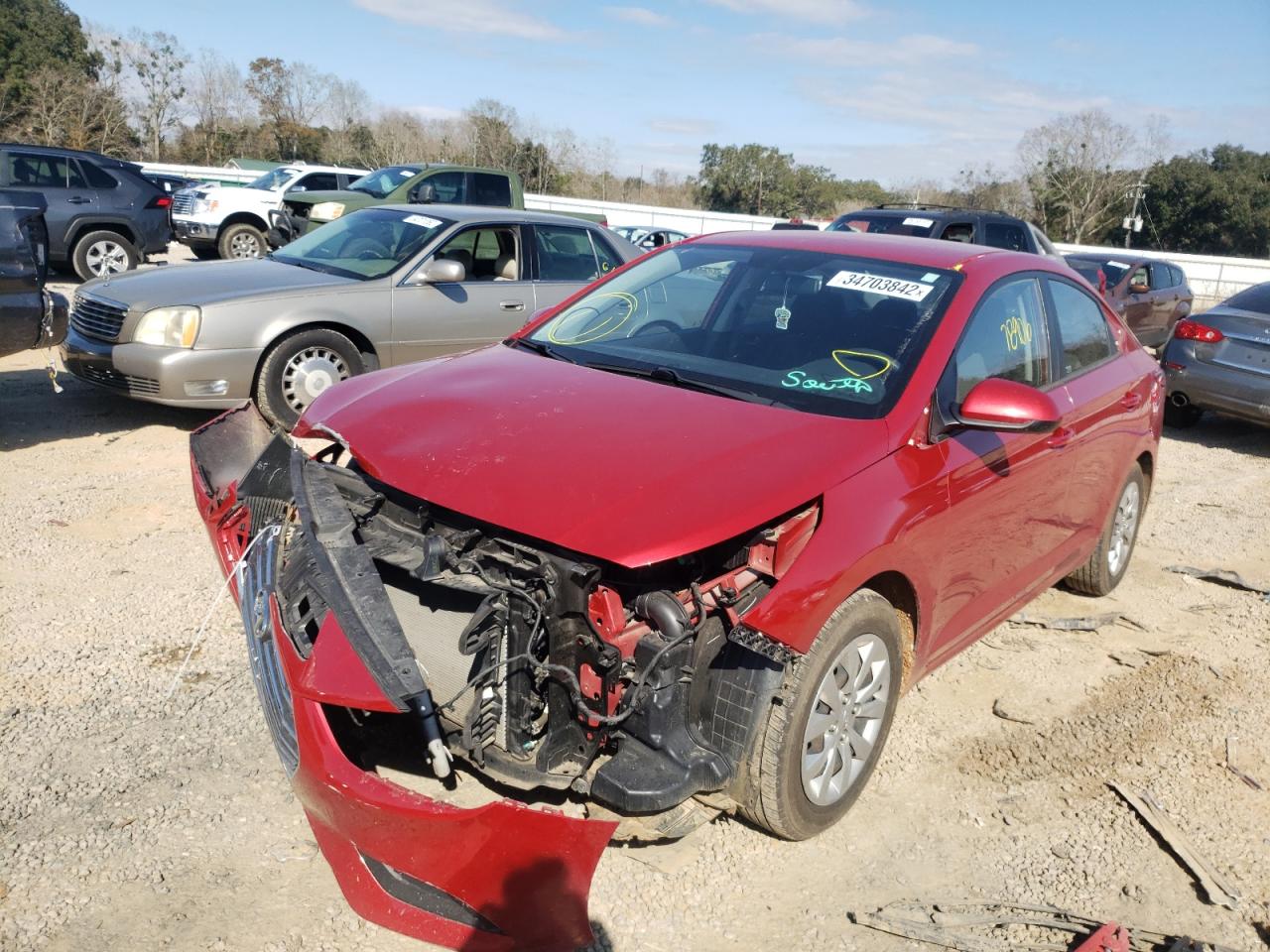 Photo 2 from auction – 2019 HYUNDAI ACCENT SE with VIN 3KPC24A32KE047631