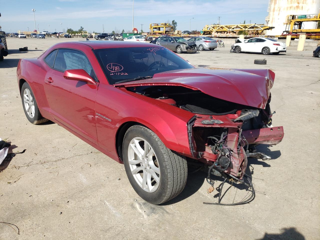 CHEVROLET CAMARO LT 2014 with VIN 2G1FB1E31E9144479 - Photo from auction