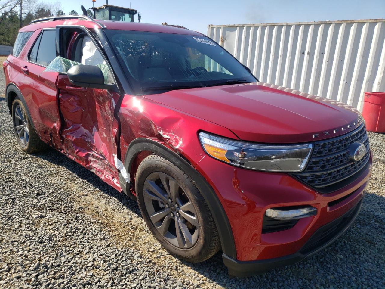 FORD EXPLORER X 2021 with VIN 1FMSK7DHXMGC15521 - Photo from auction