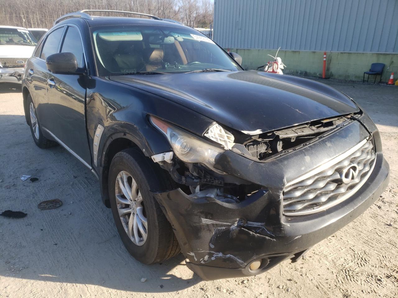 INFINITI FX35 2010 with VIN JN8AS1MW8AM850122 - Photo from auction