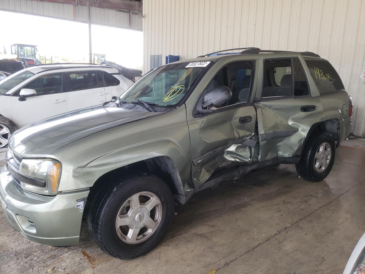 Photo 10 from auction – 2003 CHEVROLET TRAILBLAZE with VIN 1GNDS13S332122480