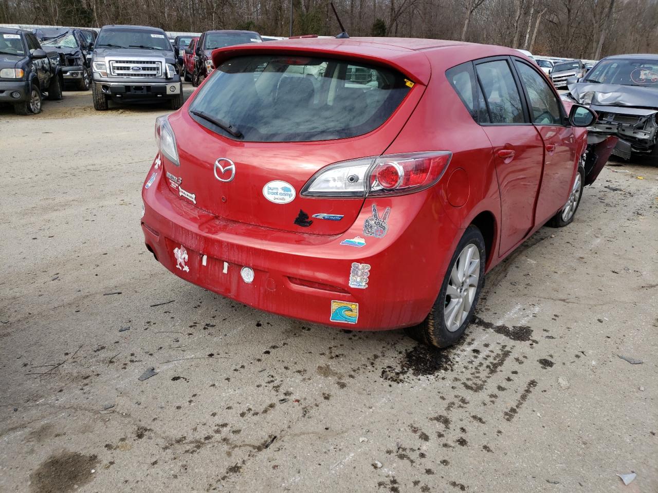 Photo 4 from auction – 2013 MAZDA 3 I with VIN JM1BL1L70D1752232