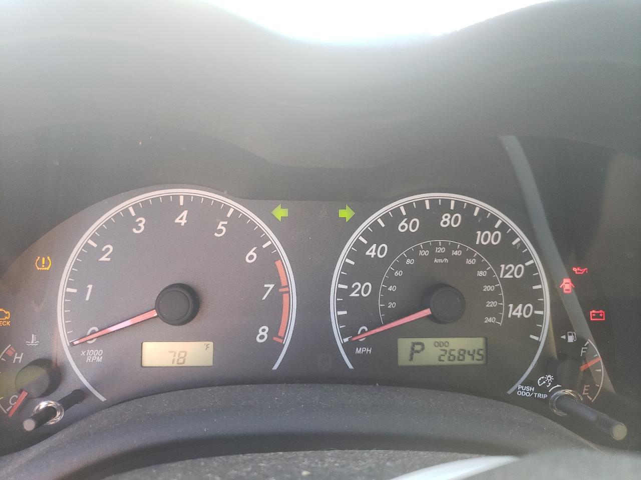 Photo 8 from auction – 2012 TOYOTA COROLLA BA with VIN 2T1BU4EE9CC777618