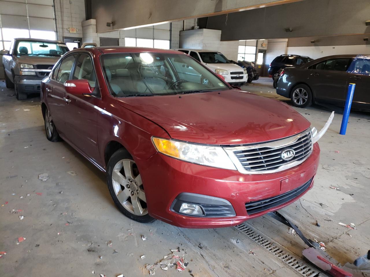 KIA OPTIMA EX 2010 with VIN KNAGH4A80A5453880 - Photo from auction