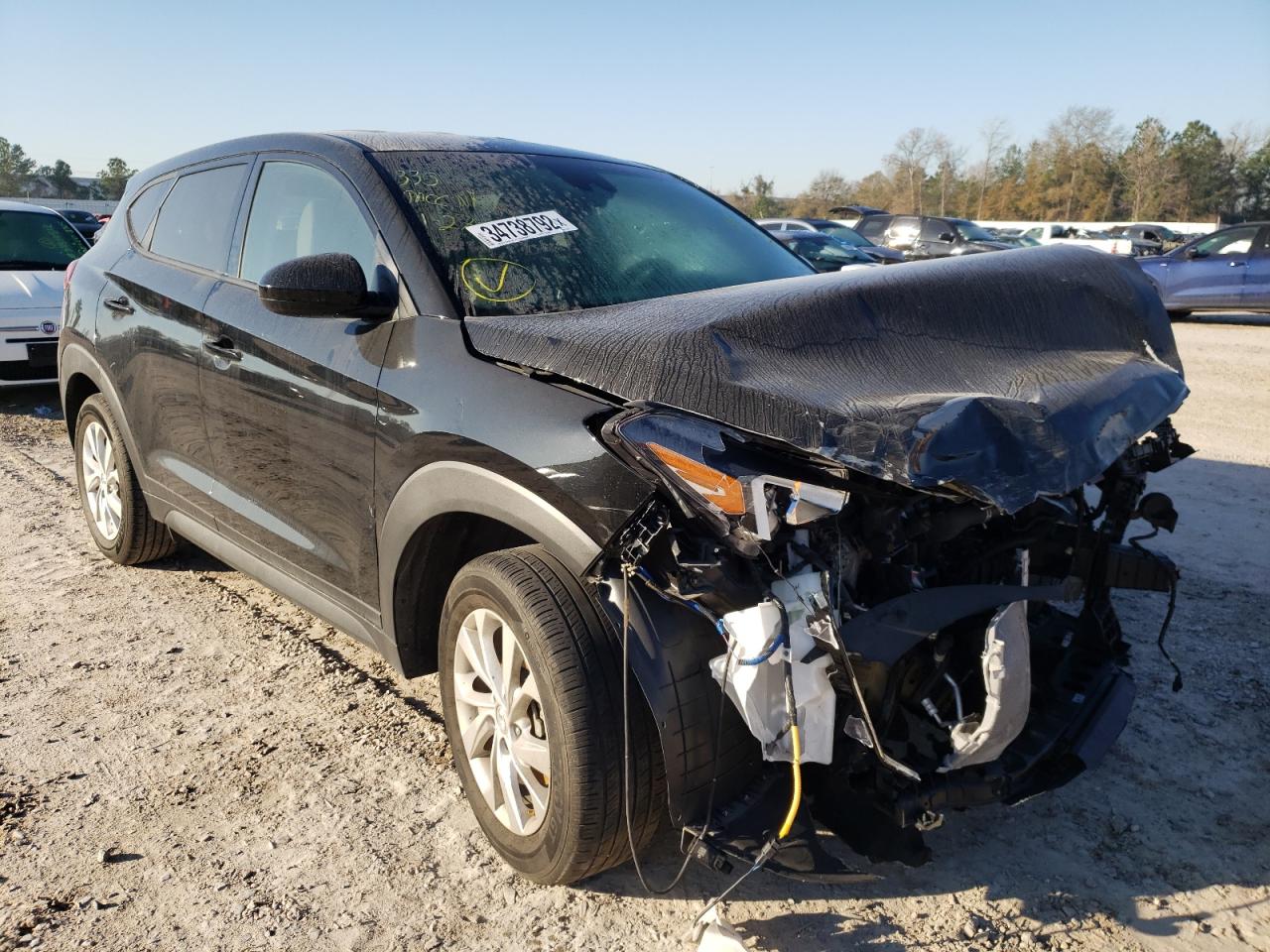 HYUNDAI TUCSON SE 2020 with VIN KM8J23A42LU155188 - Photo from auction