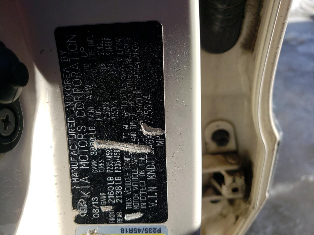 Photo 10 from auction – 2013 KIA SOUL + with VIN KNDJT2A6XD7775574