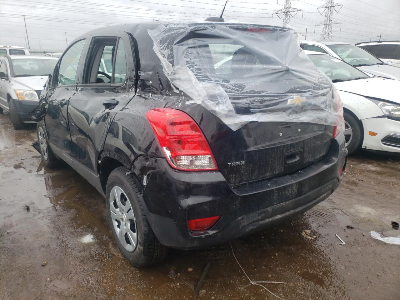 Photo 3 from auction – 2018 CHEVROLET TRAX LS with VIN 3GNCJKSB7JL197989