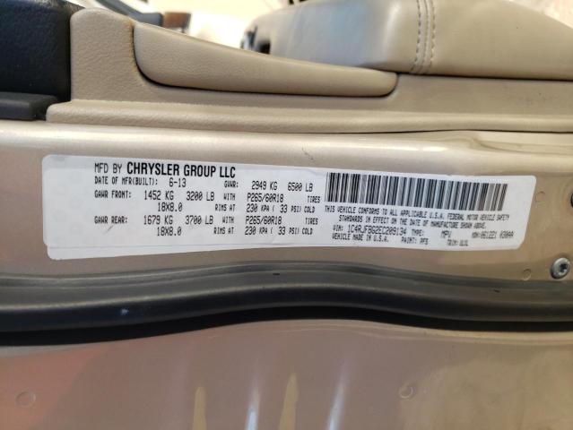 Photo 10 from auction – 2014 JEEP GRAND CHER with VIN 1C4RJFBG2EC209134