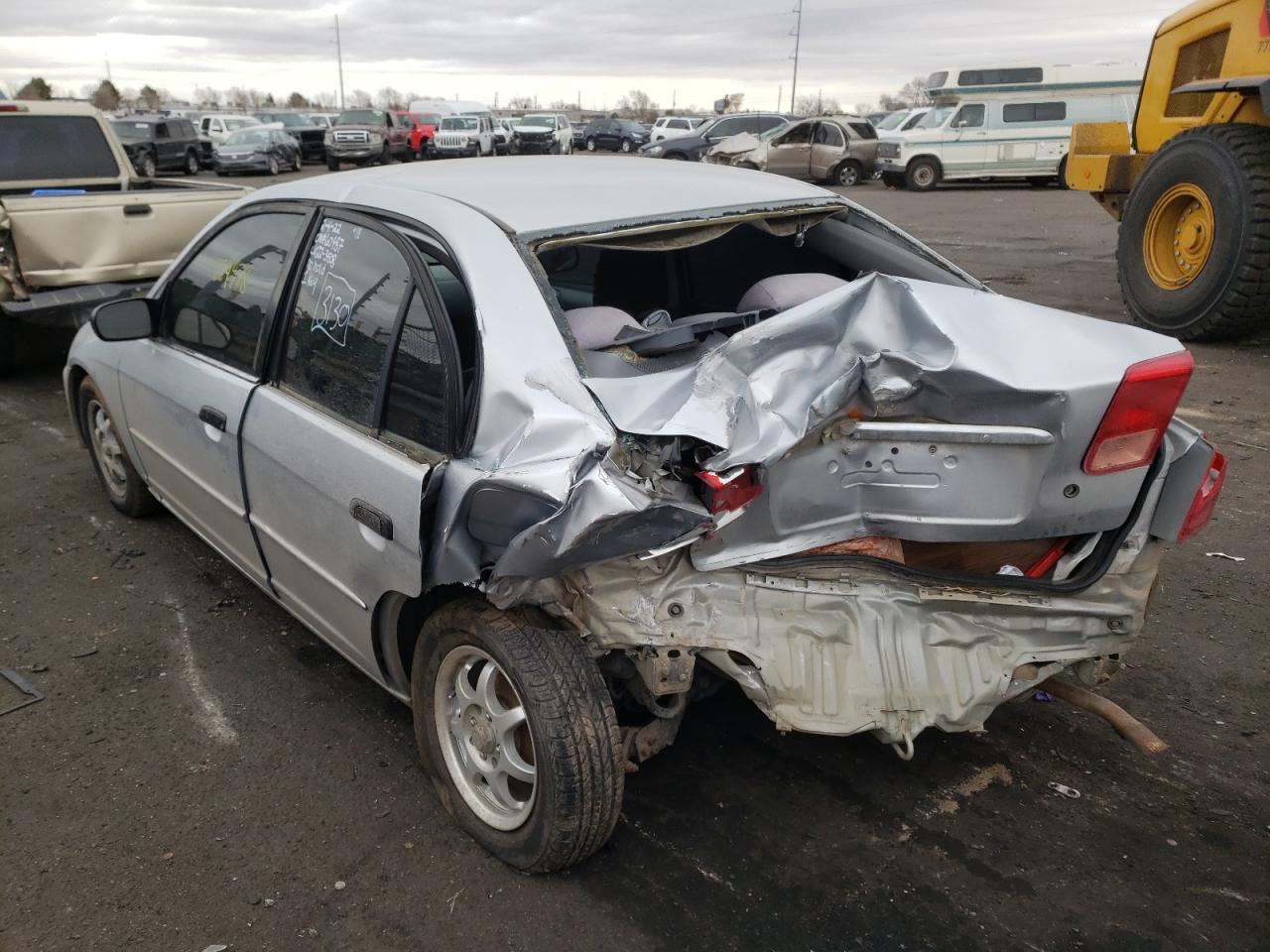 Photo 9 from auction – 2001 HONDA CIVIC with VIN 2HGES16541H618980